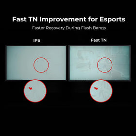 BenQ Zowie XL2540X+ height adjustment mechanism showing smooth movement.
