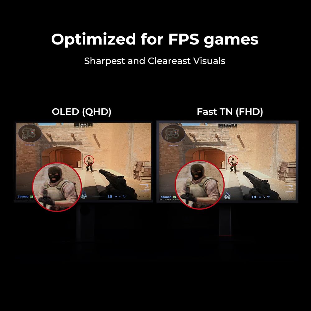 BenQ Zowie XL2586X vivid color film boosts target visibility.