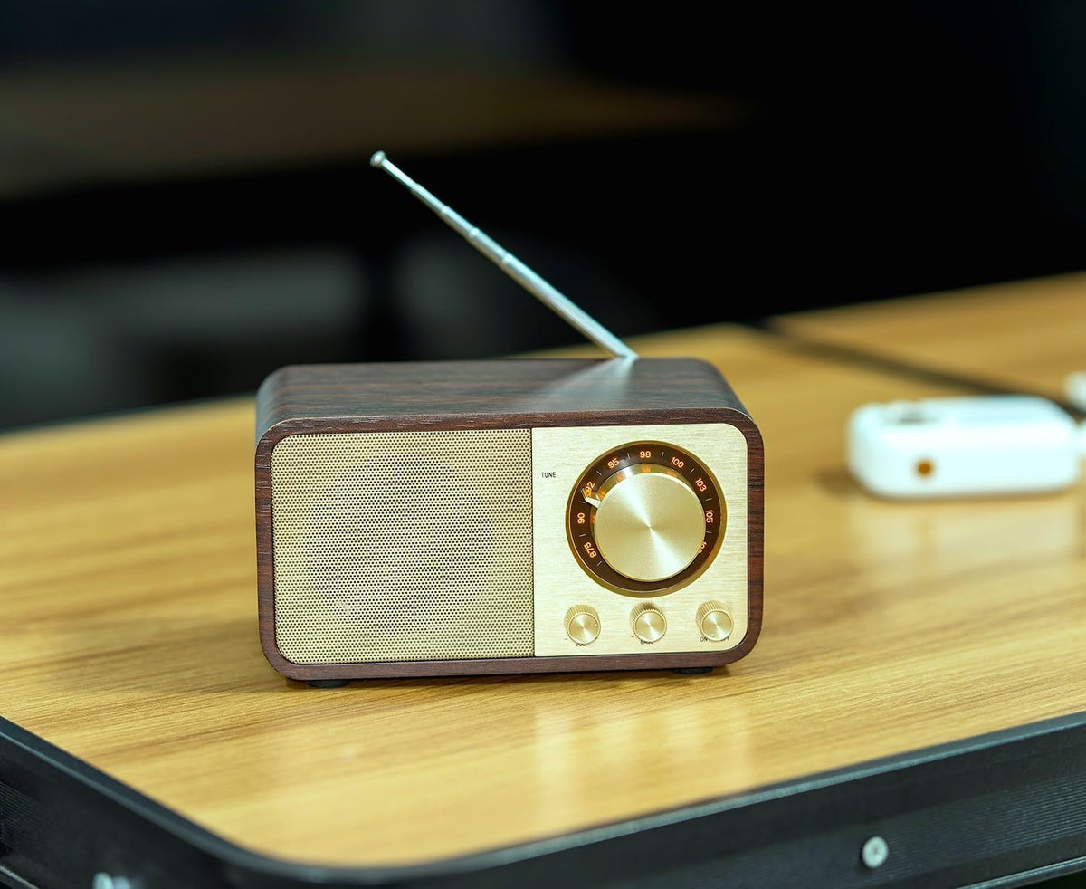 BentMax Walnut packaging with included cables and manual