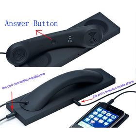 Berfea retro handset base design showing decorative aesthetic and grip.