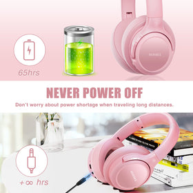BERIBES included accessories: 3.5mm cable and Type-C charger, ensures continuous use
