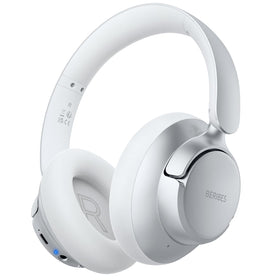 BERIBES front view in silver showing sleek design and quick pairing benefit
