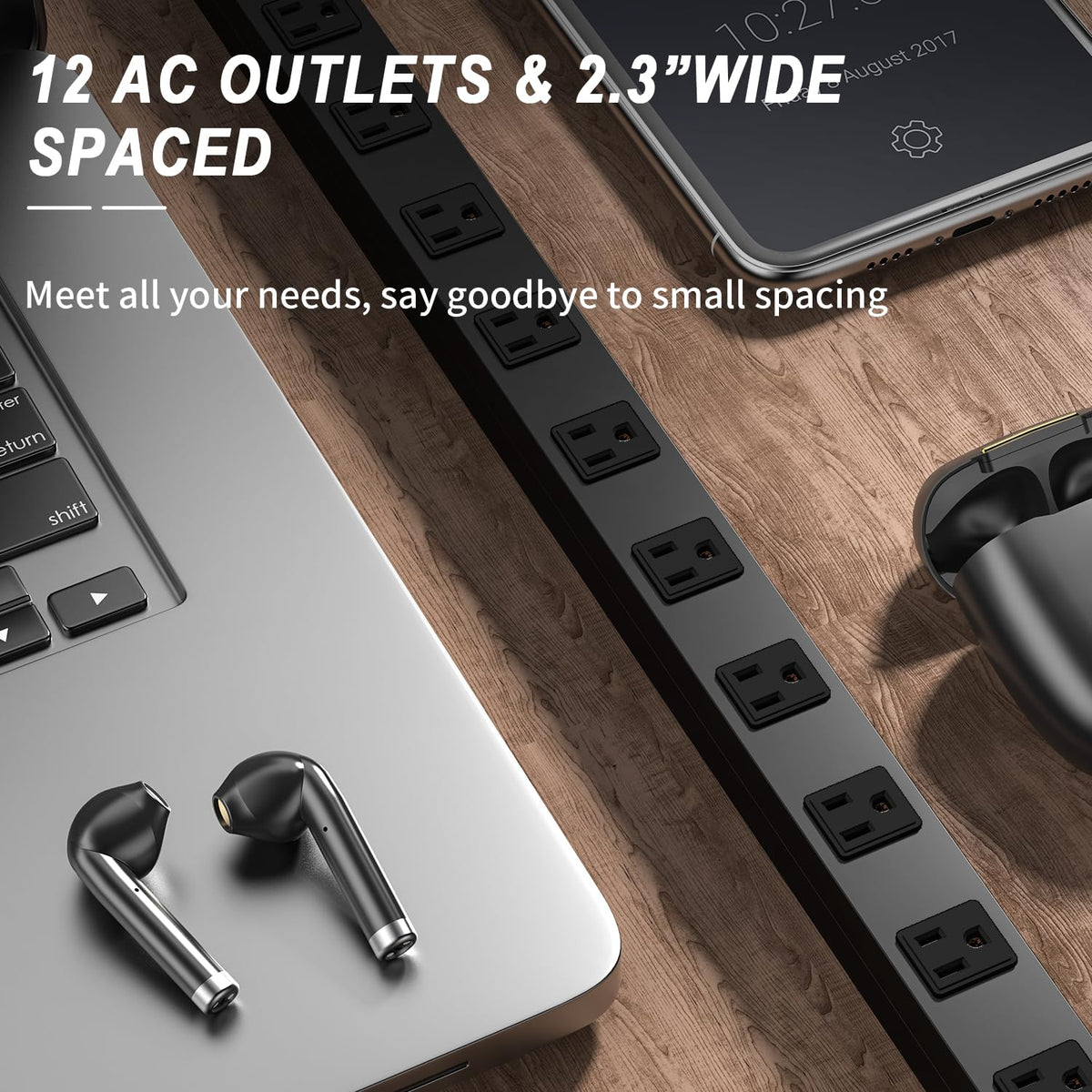 Berigtta 6ft grounded cord and plug offering flexible placement benefit: extended reach