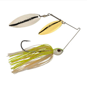 Berkley Power Blade next to coin showing compact size for tackle planning