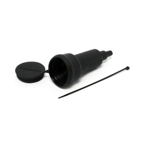 BerleyPro front view of silicone connector protector showing fit and shape for marine connectors