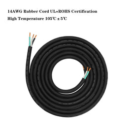 BESCOOS shielded 14 AWG conductor close-up demonstrating low-resistance performance