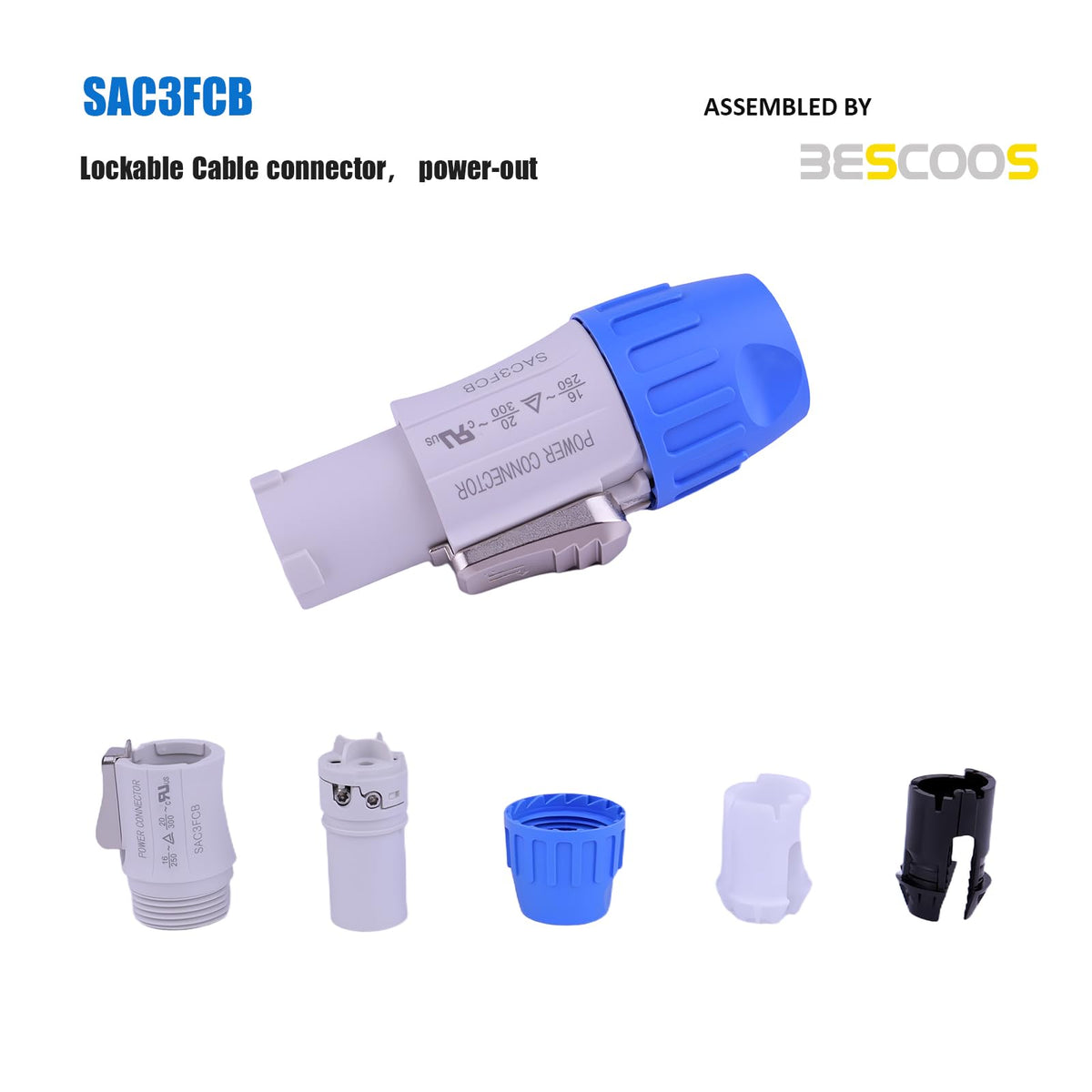 Bescoos Toronce quick-install 3-pin design speeds setup for stages and events.