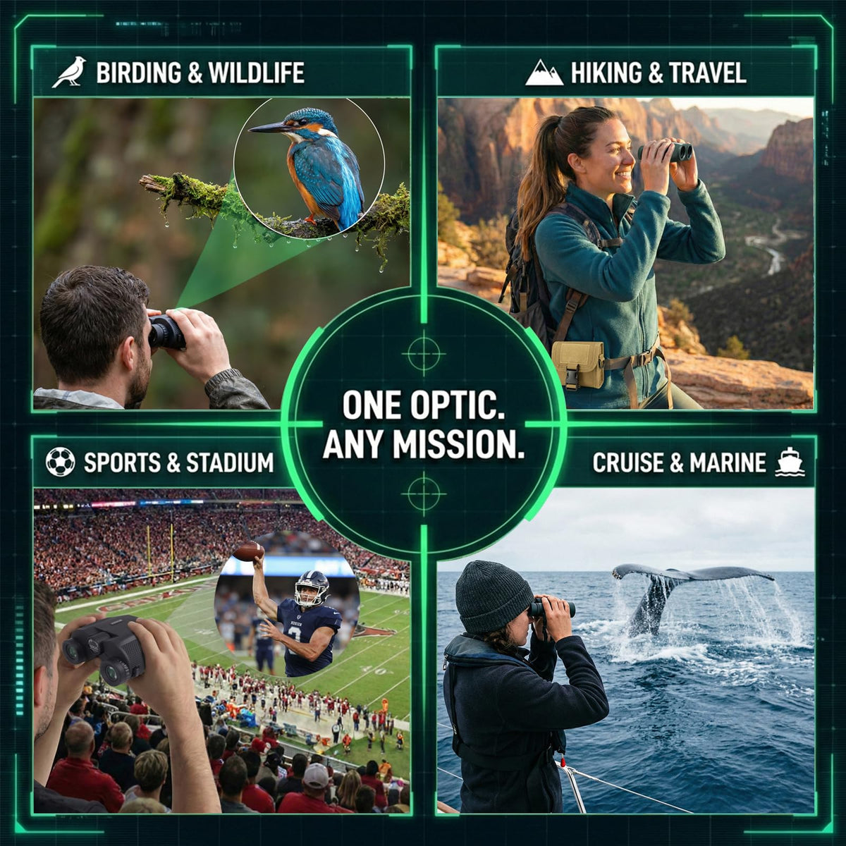 BESDON in use birdwatching with scenic view for spotting distant wildlife