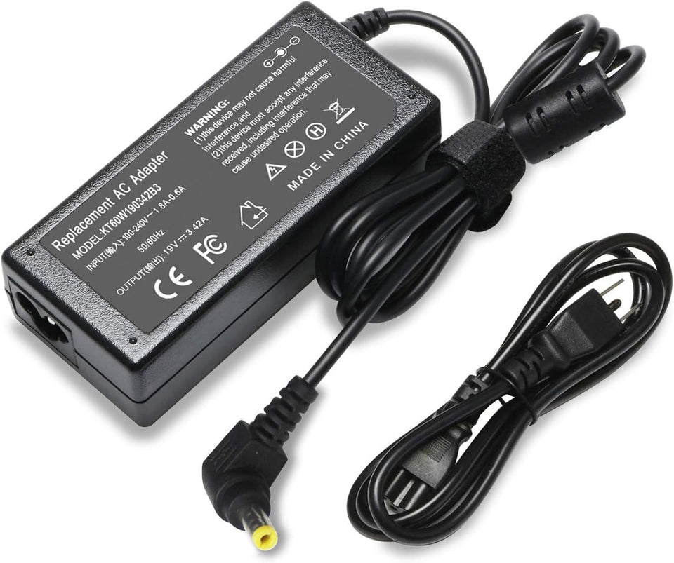 Besell 19V 65W Asus front view charger, compact travel-ready power solution