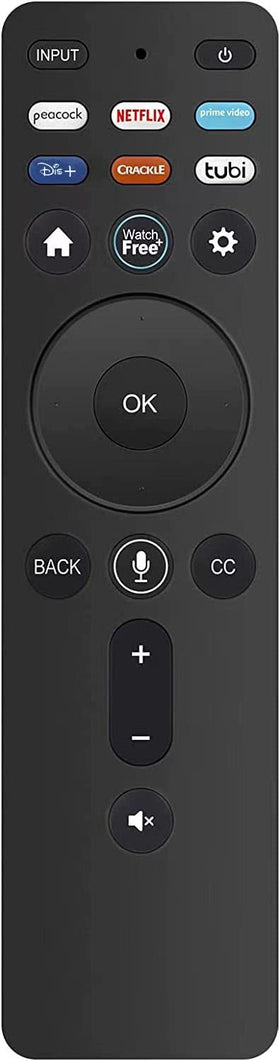Besia remote held in hand to show size and ergonomic grip for comfortable use