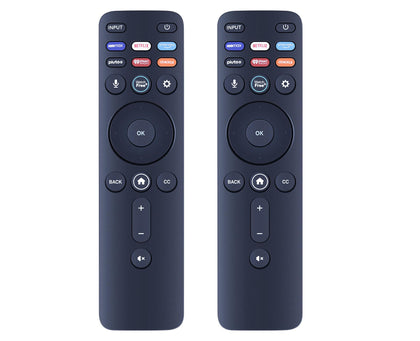 Besia universal Vizio remote XRT260 front view with streaming shortcut keys.