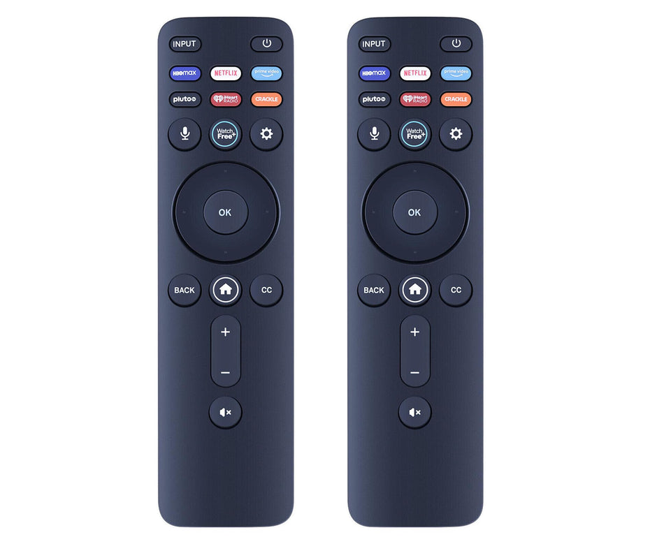 Besia universal Vizio remote XRT260 front view with streaming shortcut keys.