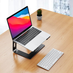 Besign LS03 ergonomic tilt promotes natural neck alignment during long work sessions.