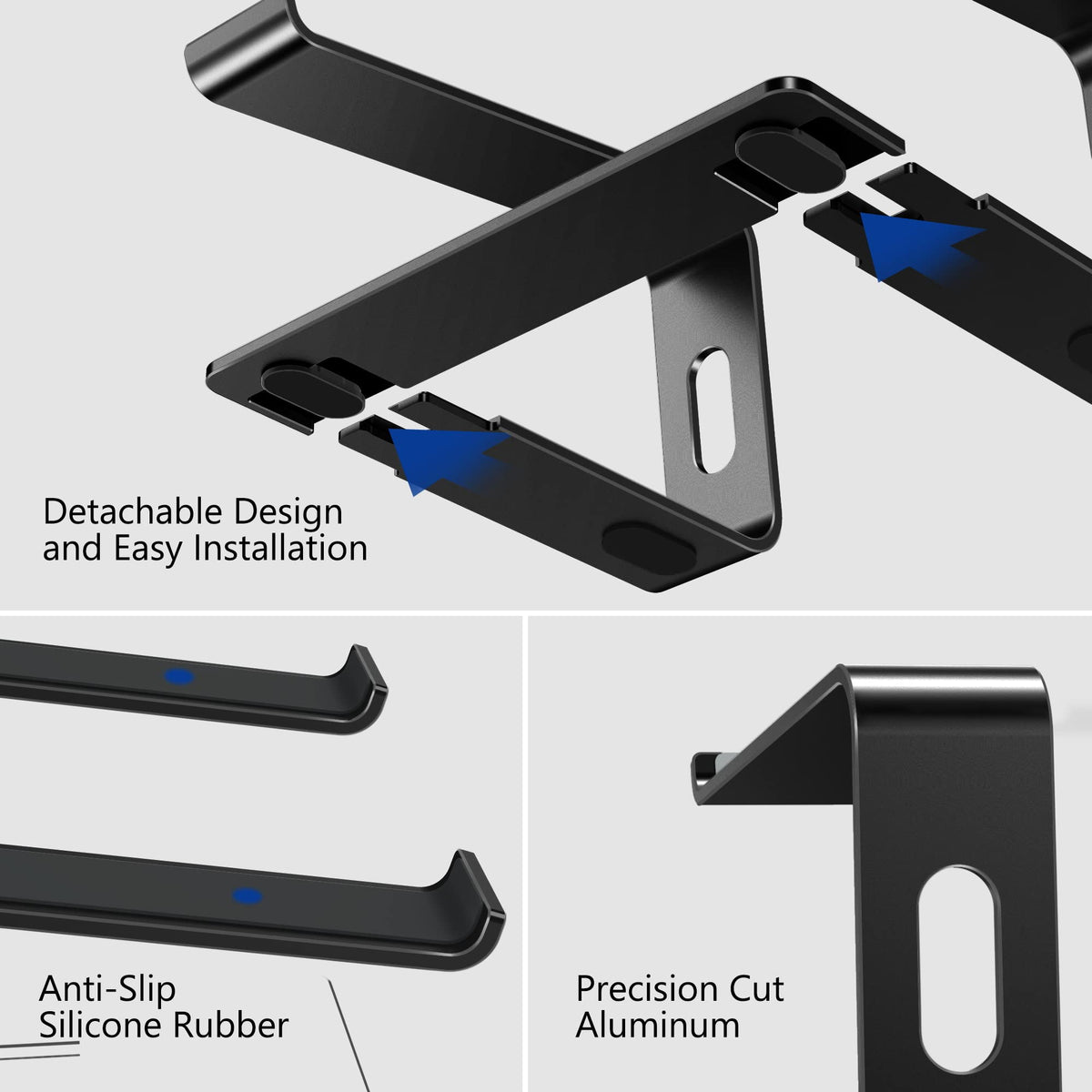 Besign LS03 foldable design folds flat for compact storage and tidy desks.