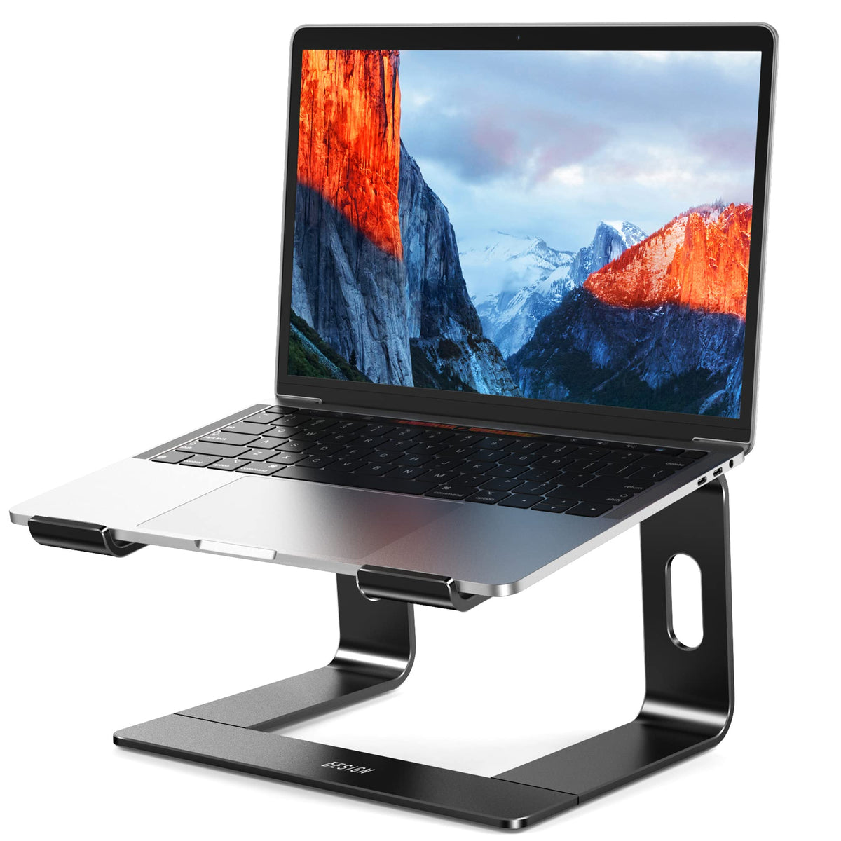 Besign LS03 laptop stand elevates the screen for comfortable viewing and improved posture.