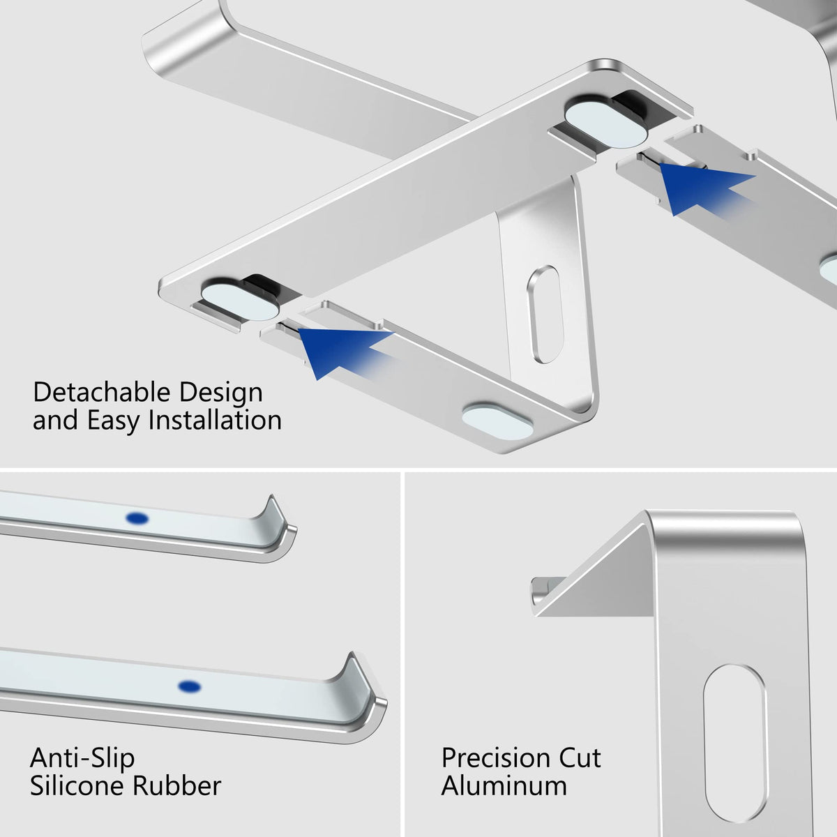 BESIGN LS03 folds flat for easy storage and clutter-free desks
