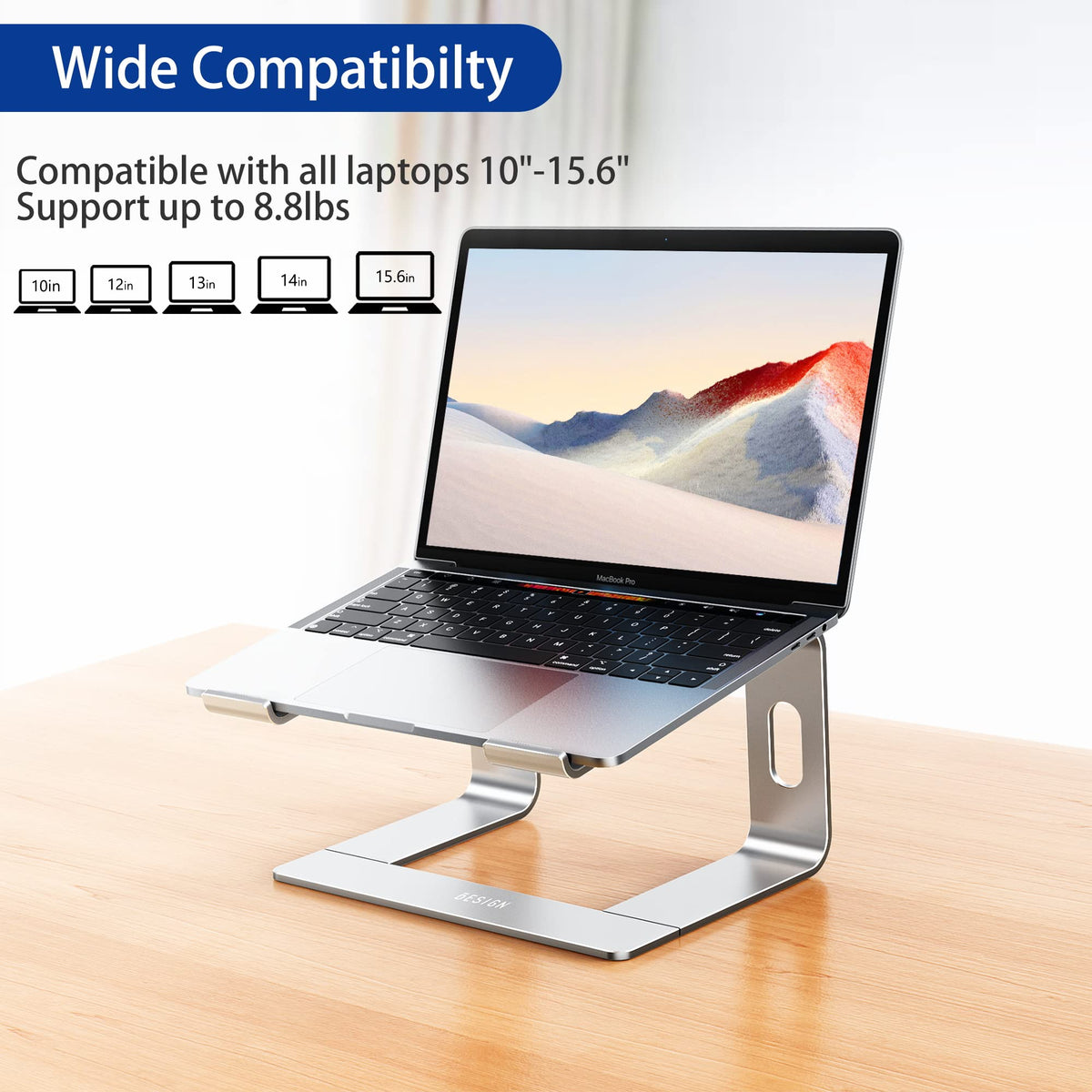 BESIGN LS03 provides stable support up to 8.8 pounds without wobble