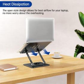 BESIGN LS11 compatibility 10-14 inch laptops securely fit on the stand.