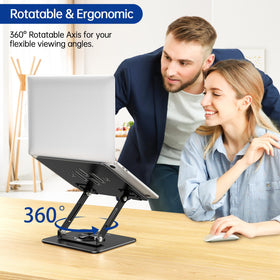 BESIGN LS11 stable metal frame ensures laptop stays secure during use.