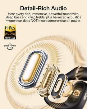 BeSing internal driver and sealed acoustic chamber detail, improves sound clarity