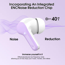 BESNOOW earbud close-up on driver and grille for clear audio detail
