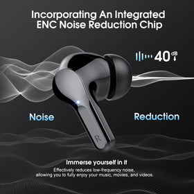 Besnoow ENC noise cancelling mic captures voice clearly in busy places