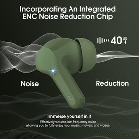 BESNOOW earbud worn by runner demonstrating secure fit and comfortable workout use