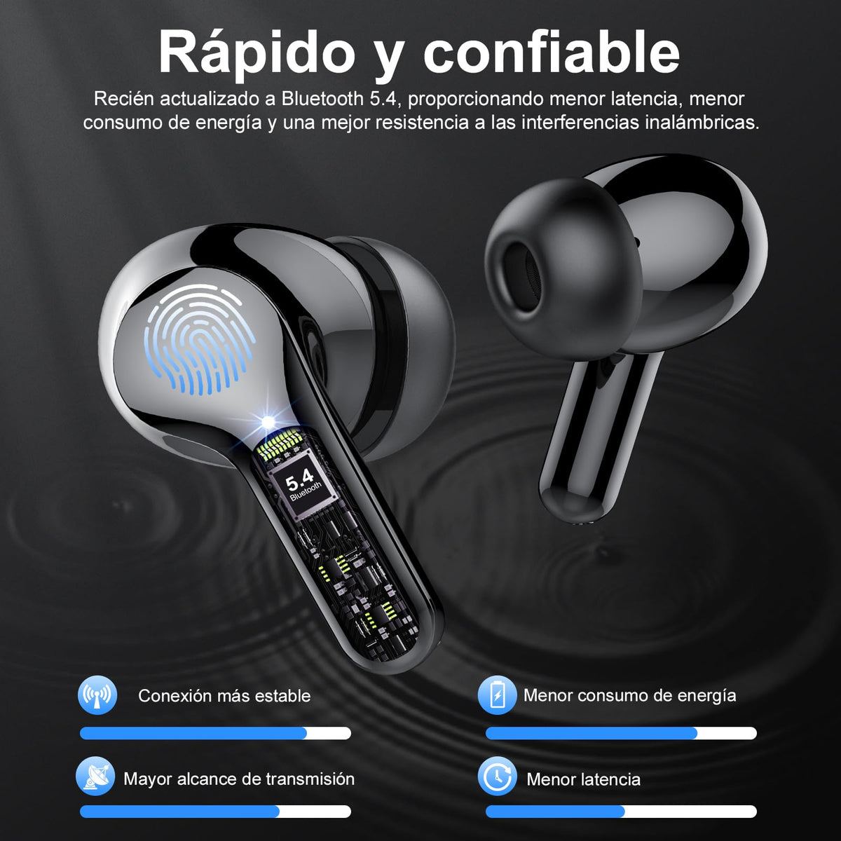 BESNOOW I53 worn during running to show secure ergonomic fit and comfort