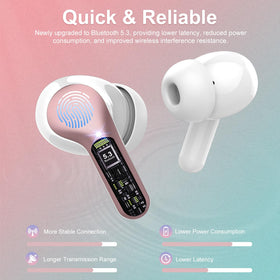 BESNOOW I53 earbuds in IP7 waterproof design ideal for workouts and rainy days
