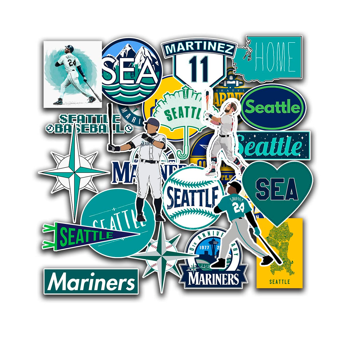 BESSER ASSOCIATES baseball stickers on a laptop for personalized style and durability