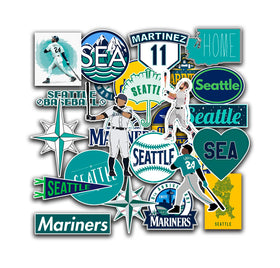 BESSER ASSOCIATES baseball stickers on a laptop for personalized style and durability