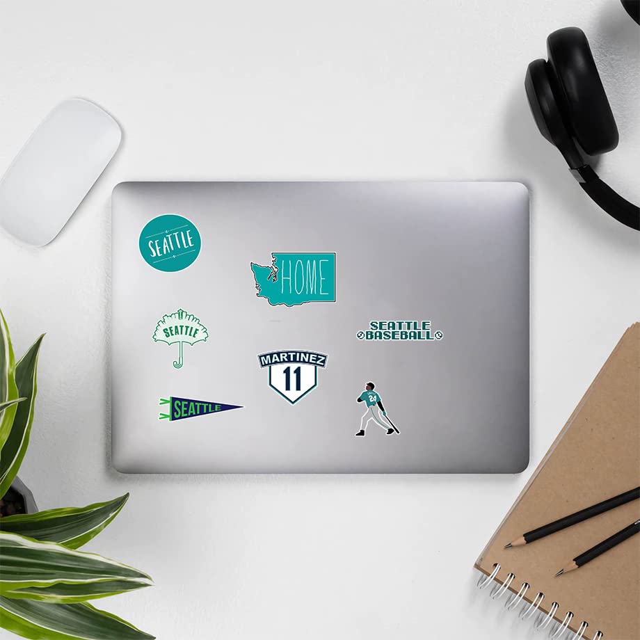 BESSER ASSOCIATES baseball stickers on a water bottle for weatherproof color and lasting wear