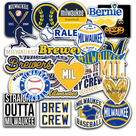 BESSER ASSOCIATES front A6 sheet showing 30 baseball stickers, tidy organization and easy use