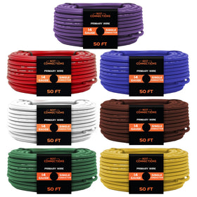 BEST CONNECTIONS front packaging showing 7-color 50ft bundle, clear product ID and benefit