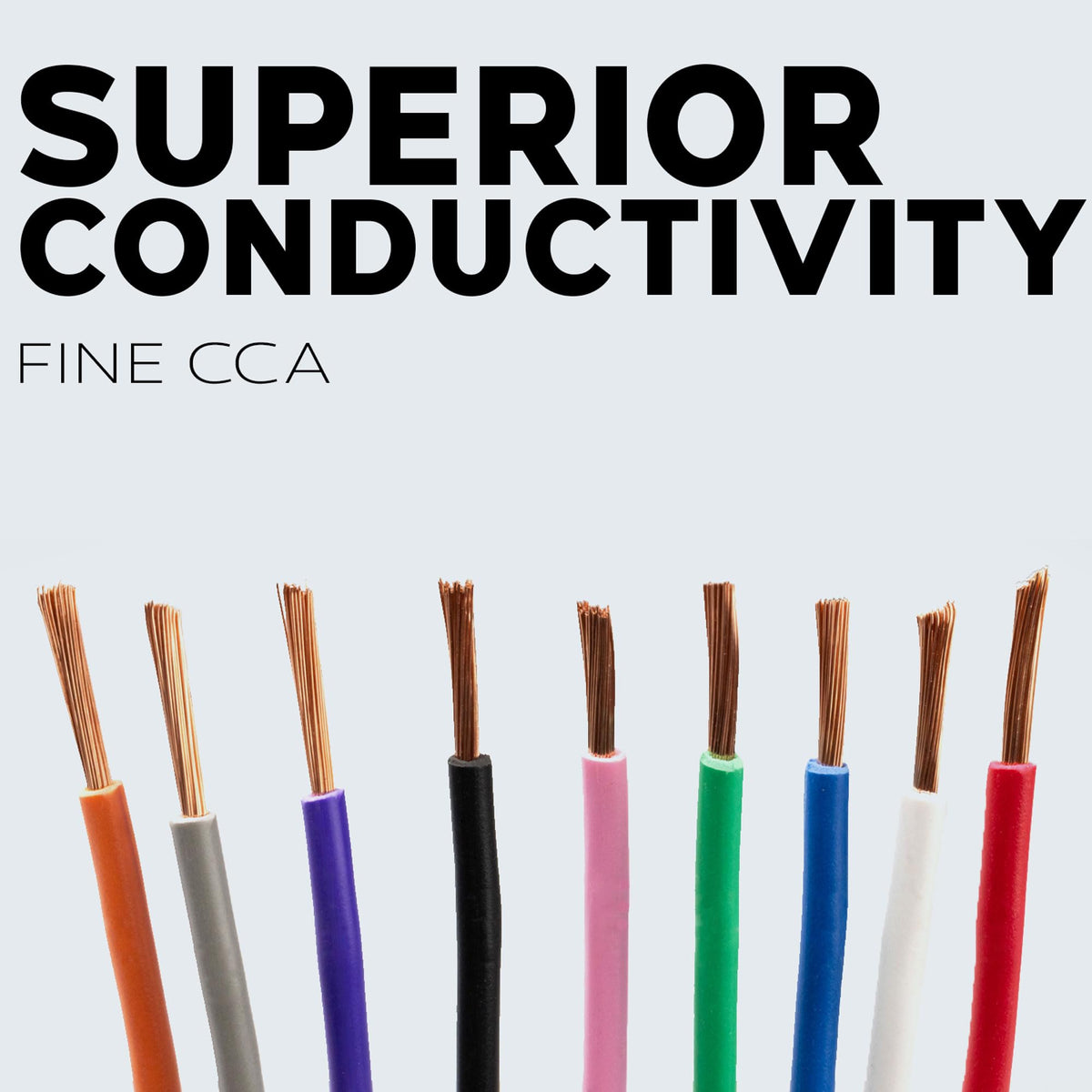 BEST CONNECTIONS seven rolls fanned out to show colors for easy circuit identification