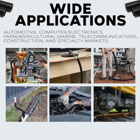 BEST CONNECTIONS automotive and industrial loom provides organized wiring in vehicles.