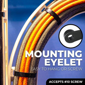 BEST CONNECTIONS tightened cable bundle with trimmed tail showing clean, safe finish