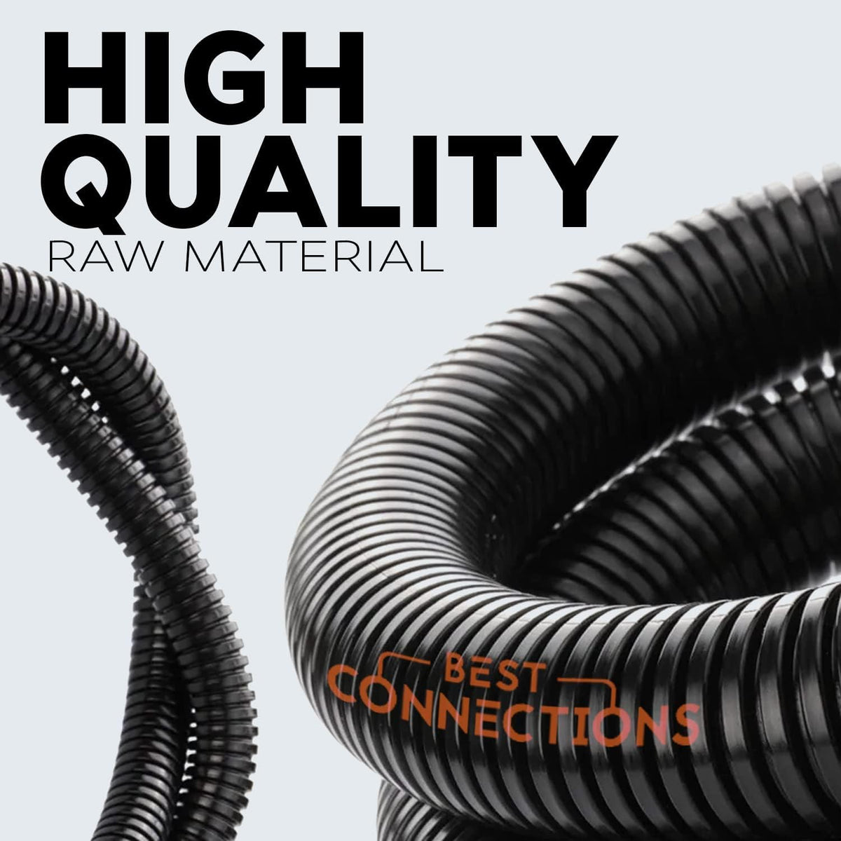 BEST CONNECTIONS protective wire tube shields auto electronics from fluids and chemicals.