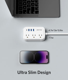 Bestek adapter highlights 3250W power capacity for multiple devices.