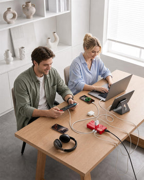 BESTEK detachable EU cable detail for flexible connections and easy storage
