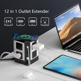 BESTEK top wireless charging pad ready to charge phone without cables