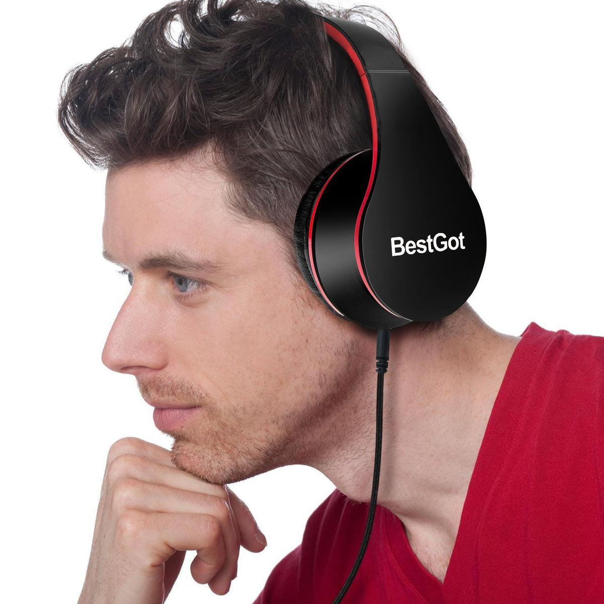BESTGOT BG6002 worn by child model demonstrating secure fit and isolation