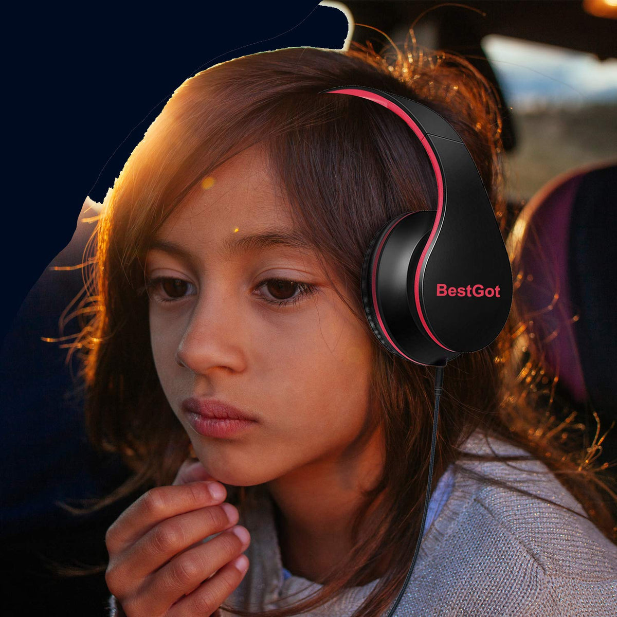 BESTGOT BT6002 controls and microphone detail for easy calls and volume control