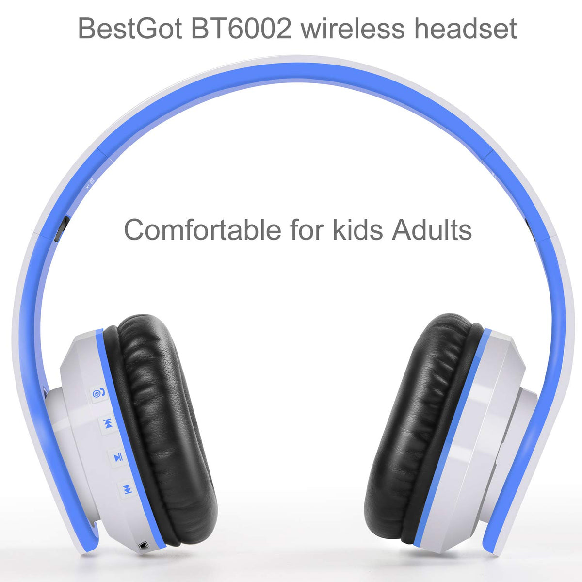 BESTGOT ear-pad close-up showing soft protein leather comfort