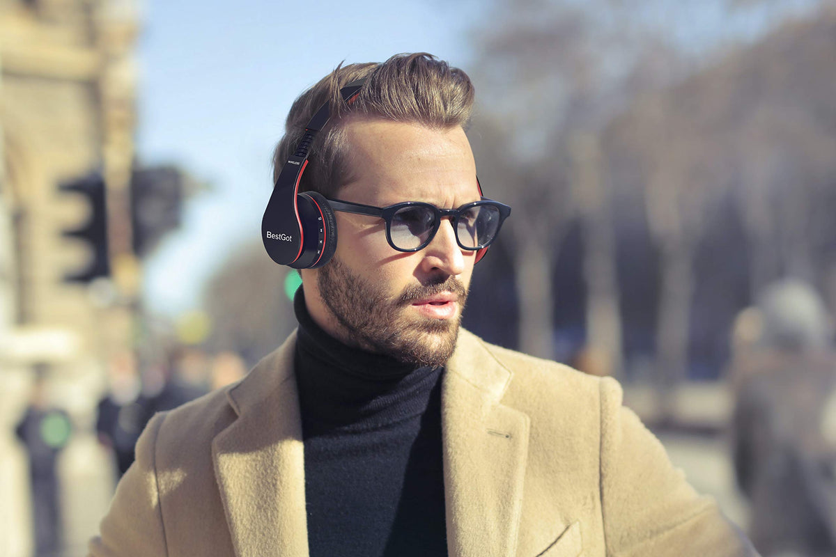 BestGot BT6002 kids headphones lightweight 182g comfortable for long study sessions