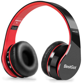 BestGot BT6002 kids headphones side view showing sturdy build for school use