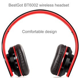 BestGot BT6002 kids headphones wired 3.5mm option for uninterrupted listening