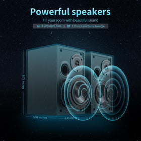BESTISAN close-up of 4-inch woofer highlighting deeper bass response benefit