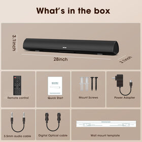 Bestisan soundbar room setup suggests cozy living spaces with streamlined design