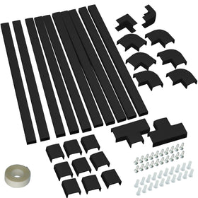 Bestong adhesive tape and screws support easy setup
